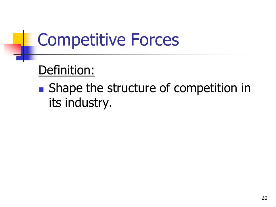 competitive forces